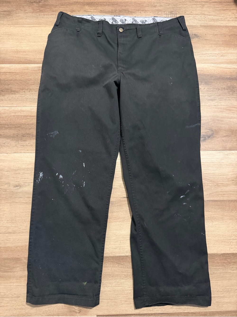 Vintage Ben Davis Gorilla Cut Pants Mens 44x32 Distressed Paint Baggy Workwear